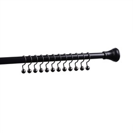 Utopia Alley Ball Shower Curtain Hooks, Rustproof Aluminum Shower Curtain Hooks for Bathroom Shower Rods Curtains, Set of 12 - Oil Rubbed Bronze