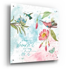 Epic Art 'Kaleidoscope 1' by Katie Pertiet Acrylic Glass Wall Art, 24" x 24"