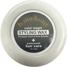dye dyed Knockout Color Magic Hair Styling Wax (02 Silver)
