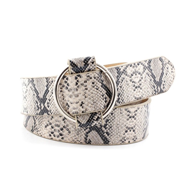 Cinturón de Textura Ajustable Informal de Moda para Mujer para
