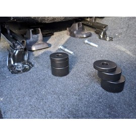 Adjustable Rear Seat Jackers® -Lift rear of Front Seat- Made in USA, Desert Does It - Original Design, Solid Aluminum, Factory Grade Hardware, Compatible with Toyota Tacoma, 4Runner, FJ, and Lexus GX