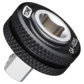 Tone QA-02S Quick Turn Adapter for Ratchets, 1/4" Connector, Black
