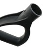 heyous Inside Diameter 32mm D Shovel Handle Black PP Plastic