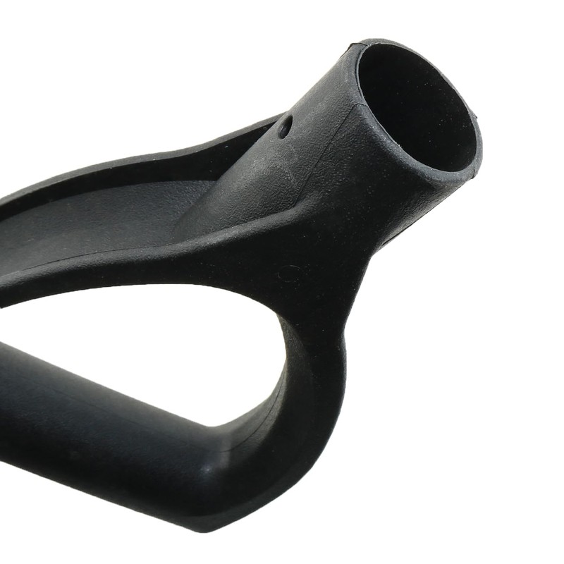 heyous Inside Diameter 32mm D Shovel Handle Black PP Plastic