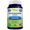 Nicotinamide with Resveratrol - 120 Capsules - Vitamin B3 500mg