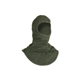 National Safety Apparel H61RK FR Carbon Double Layer Hood, 27 Calorie, One Size, Green