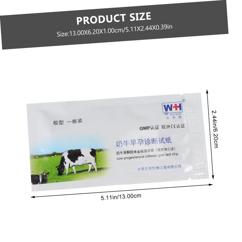 3 Pcs Pregnant Tester Horse Pregnancy Test Strip Livestock Pregnant