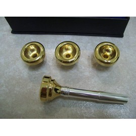 Trumpet Mouthpiece Set, 4 Combination, Convertible