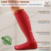 BULLIANT Compression Socks 3Pairs-15-20mmHg Circulation Support Men Women Hiking Sports