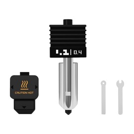 Henaiser 0.4mm H2D Combo Hotend Print Head Hot End Kit Extruder High Temperature Quick Swap Hardened Steel Nozzle for Bambu Lab H2D Combo/A1/A1 Mini 3D Printer