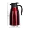 2L Insulation Pot Stainless Steel Vacuum Thermal Kettle Jug for