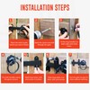 ZAVIA Garden Ring Gate Latch for Garden Gates 6” Door