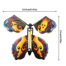 AhlsenL 20 PCS Flying Butterfly Toy, Magic Wind Up Flying Butterfly Surprise Box Wind Up Butterfly Surprise Toy for Wedding Birthday Party Book and Greeting Cards(5 Styles)
