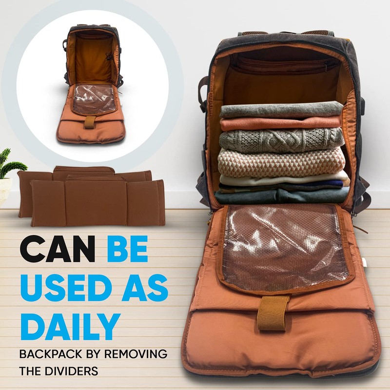 JAEP Camera Backpack - Weather Resistant 16 Ounces Waxed Memory