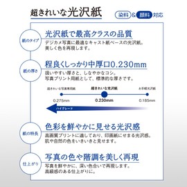 プラス 写真用紙 超きれいな光沢紙 L判 100枚入 IT-100L-GC 46083