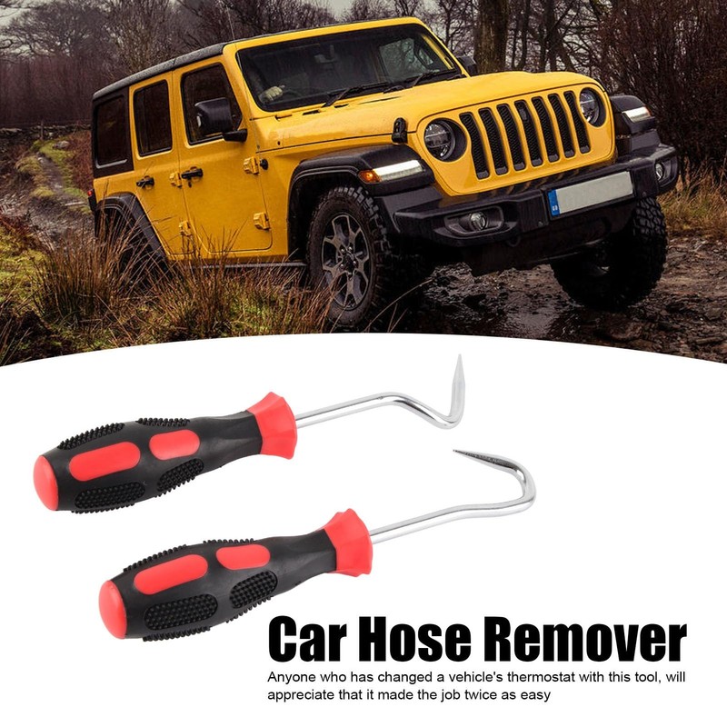 LIKJ Auto Hose Remover,Heavy Duty Rustproof 2PCS Hose Removal Hook