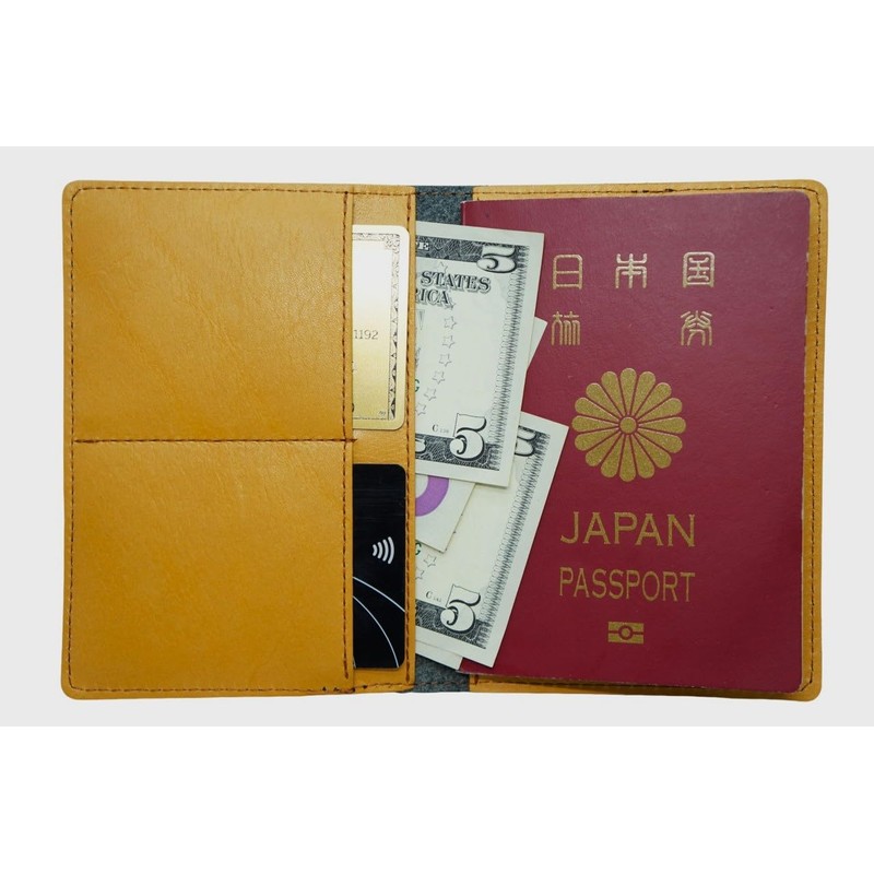 BlissLeather (Tochigi Leather Made in Japan) Luxury Genuine Leather Passport