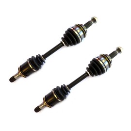 DTA TO22002200 front Left Right Pair - 2 New CV Axles Compatible with 4WD FJ Cruiser; 2005-2020 4WD Tacoma; 2003-2018 4WD 4Runner; GX460, GX470