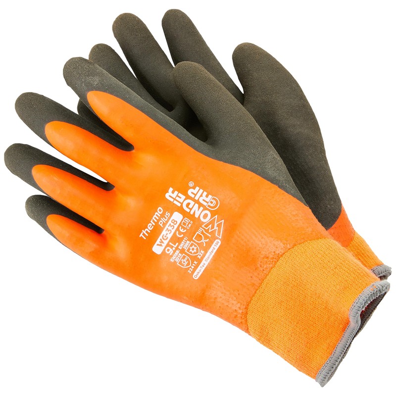 Wonder Grip WG-338 Thermo Plus Waterproof and Cold-resistant Gloves, Size