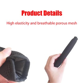 2 Pack Car Seat Strap Covers for Kids Soft Seat Belt Cover for Babies Neck Pad Protector, Seat Belt Cushions Pads, Shoulder Strap Protectors (Black)
