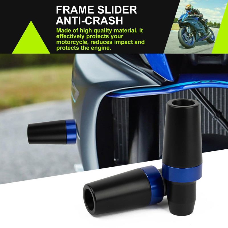 R7 Frame Sliders Falling Protection - PSLER Motorcycle Cnc Aluminium