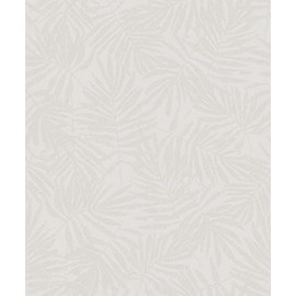 CONCORD WALLCOVERINGS ™ Sample for Display Purpose only Botanical & Jungle Textured Wallpaper Featuring Leaves, Cream, 7 in x 10 in; 31315