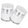 Beavorty 2Pcs Reusable Moisturizer Pump Dispenser Bottles Compact Cream Containers