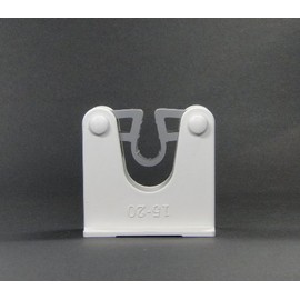 Toolflex Device Holder and Handle Holder for Diameter 15 - 20 mm White