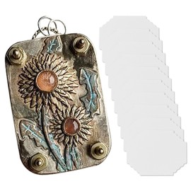 DOWNDRIFT Mikro Blumenpresse Micro Flower Press Kreative Miniatur-Pflanzenpresse Blumen Pressen Aus Metall DIY Gepresstes Blumenpflanzen Erhaltungs Set Geeignet für Handwerks und Pflanzenliebhaber