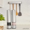 Electric Salt and Pepper Grinder Set - Automatic, Refillable, Battery