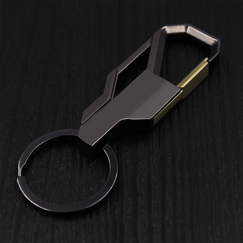 MOLIMOLI Carabiner Key Ring Set with 2 Sturdy Key Rings