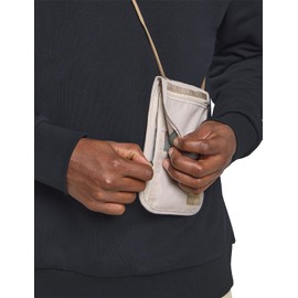 Jack Wolfskin Unisex - Adult Organiser Neck Pouch, Sea Shell, One Size