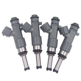 JESBEN 16600EA00A FJ744 4PCS Fuel Injectors Nozzles 12 Holes Replacement for Nissan Frontier QR25DE 2.5L-L4 2005-2015 FJ744 16600-EA00A