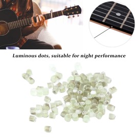 Guitar Light Dots, Position Markers / Side Markers, 100 Pieces Guitar Marker Dots, 2mm Glow Dots, Guitar Accessories for Bass Guitar Musical Instruments