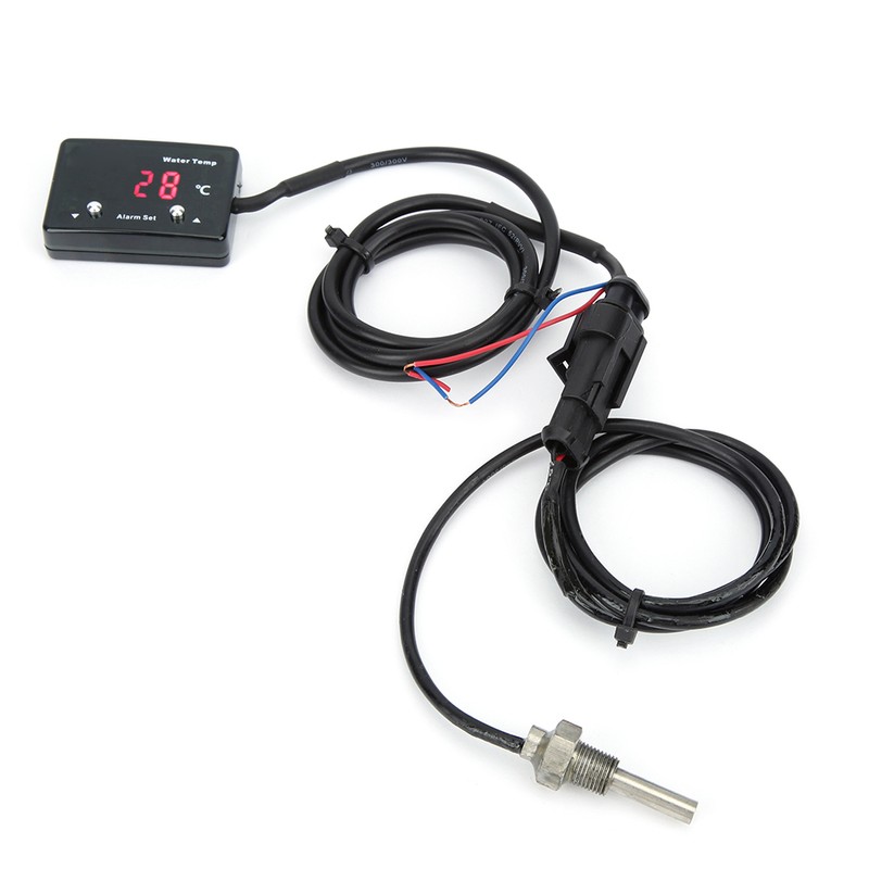 1/8in NPT Sensor Digital Water Temperature Gauge Display Turbo Diesel