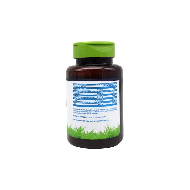 Citrato De Magnesio Con Zinc Vidanat 60 Tabs