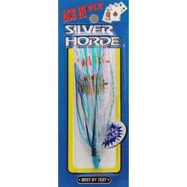 SILVER HORDE Needlefish Fly Blu Spatter/ UV Ace Hi Fly, Blue UV