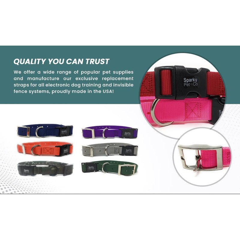 Sparky Pet Co - ECollar Replacement Strap - Easy Release