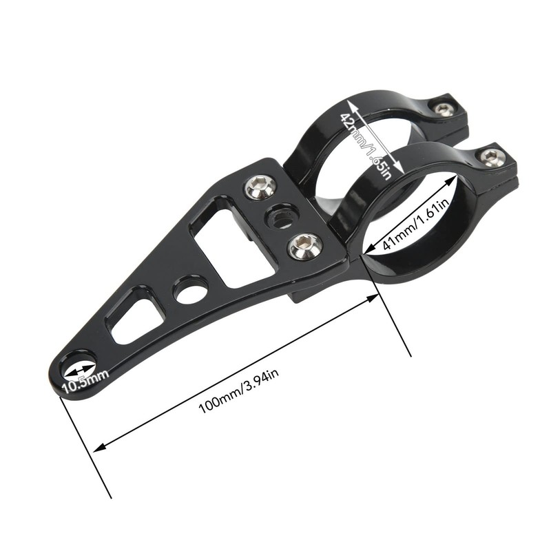 Motorcycle Headlight Bracket, 2 Pieces Fork Headlight Bracket 41mm Motorcycle