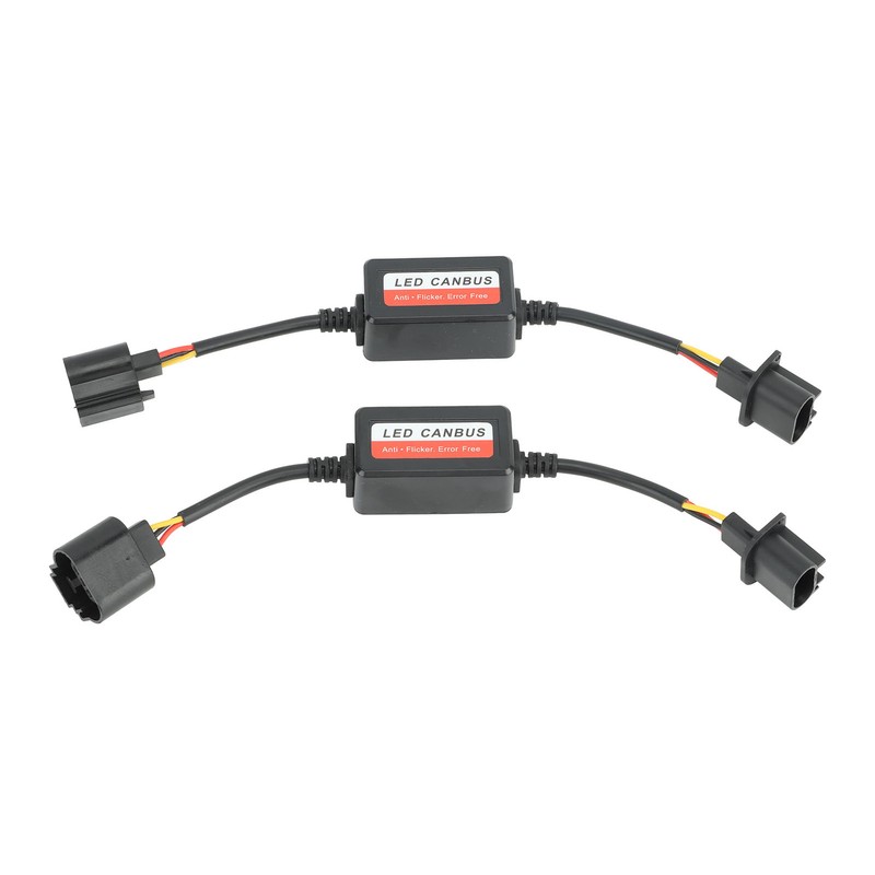 2pcs LED Headlight Decoder Resistor Canbus Decoder for H13 9008