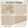 SATINIOR 10 Pcs Cotton Bra Liners Rectangle Under Bra Pads
