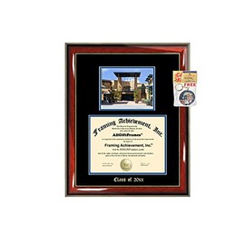 Diploma Frame Big UCI University of California Irvine Graduation Gift Case Embossed Picture Frames Engraving Degree Graduate Bachelor Masters MBA PHD Doctorate School