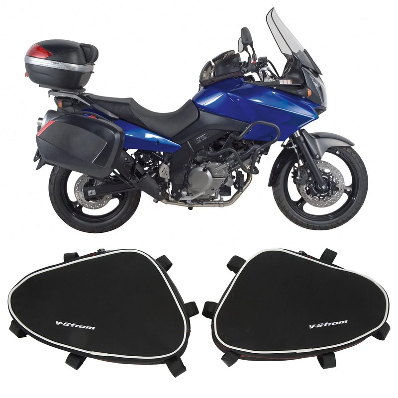 KIMISS 2-Piece Repair Tool Placement Bag, Motorcycle Frame Crash Bar