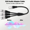 YARCHONN XLR Splitter Audio Y Cable Adapter 1 Male to