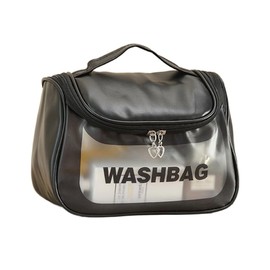 Clear PVC Toiletry Bags Large Travel Wash Pouch with Handles for Daily Home,Travel