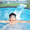 Dual Spray Pool Fountain, 10-20°F Cooler Water for Above/In-Ground Pools,