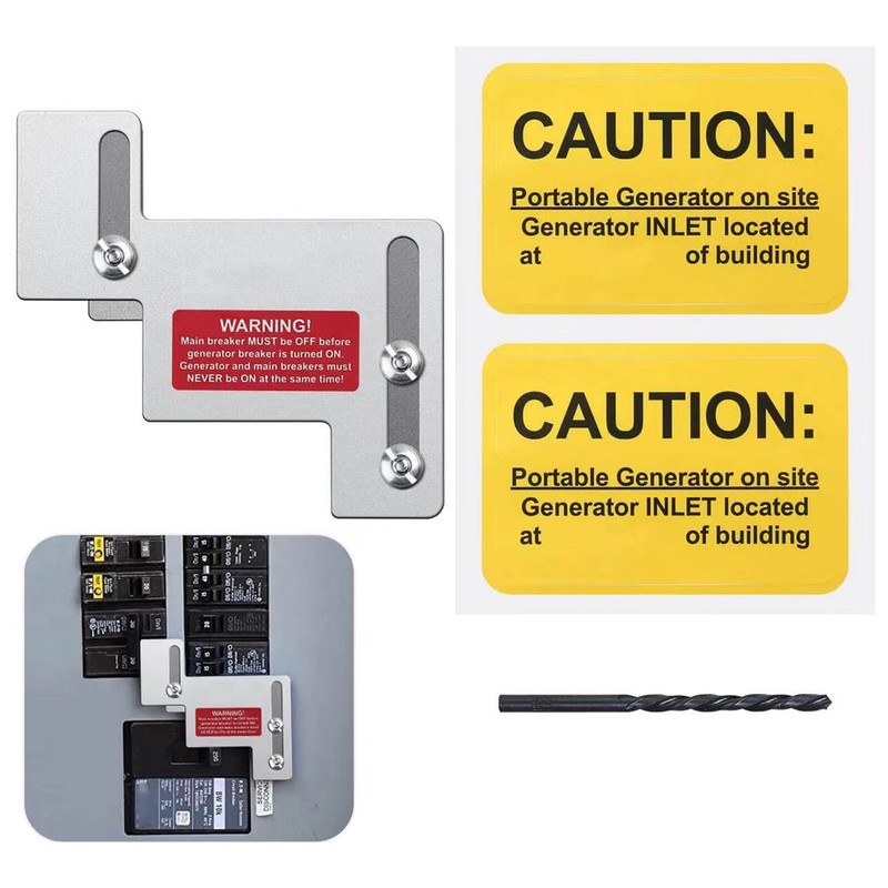Generator Interlock Kit 1‑1/4 to 1‑1/2 Spacing for Cutler Hammer