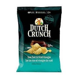 Old Dutch Crunch Sea Salt & Malt Vinegar Chips One Large Bag,