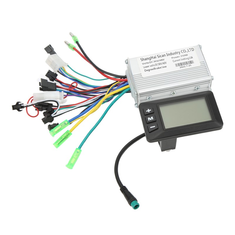 36V 48V 350W Electric Bike Brushless Motor Controller LCD Panel