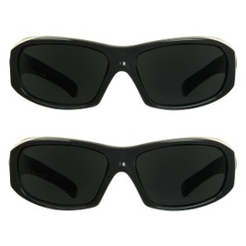 proSPORT 2 Pairs Full Lens Reading Sunglass Safety No Line Magnifying readers +1.00 Outdoor Full Wrap-Around Frame